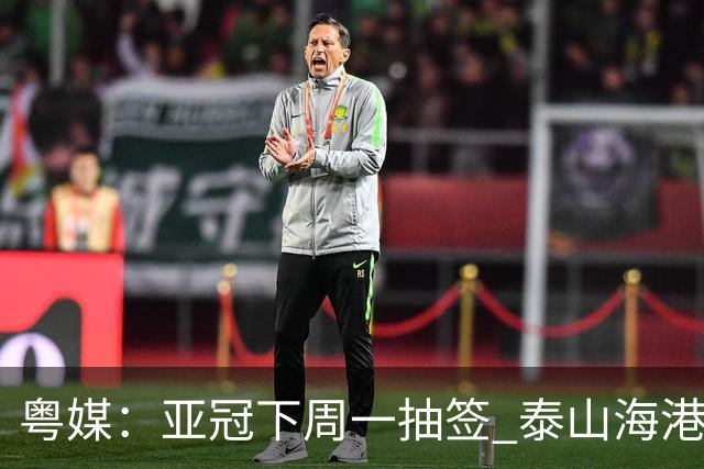 粤媒：亚冠下周一抽签 泰山海港第1档广州第2档